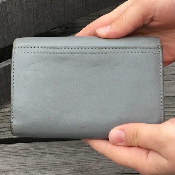 Coach Gray Leather Wallet! VGUC! - Picture 8 of 8
